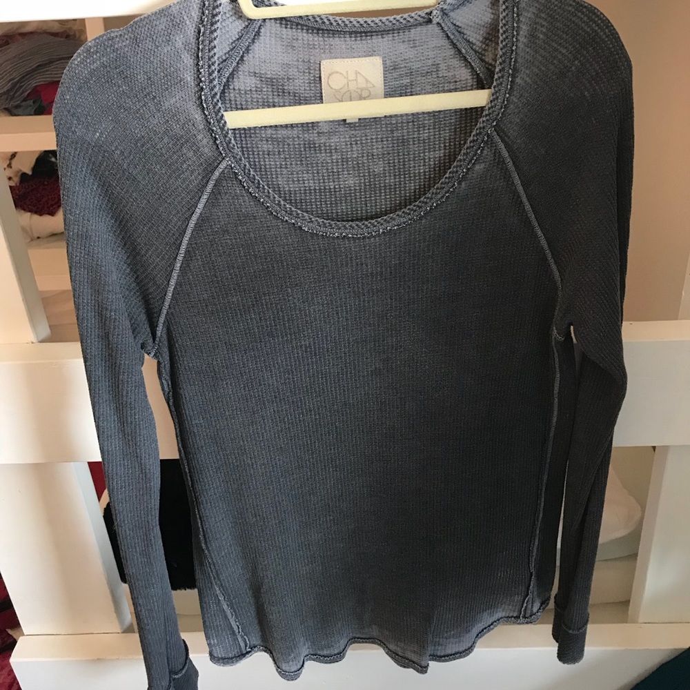 Chasor distresses sweater, blue color